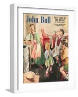 Front Cover of 'John Bull', February 1950-null-Framed Giclee Print