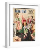 Front Cover of 'John Bull', February 1950-null-Framed Giclee Print