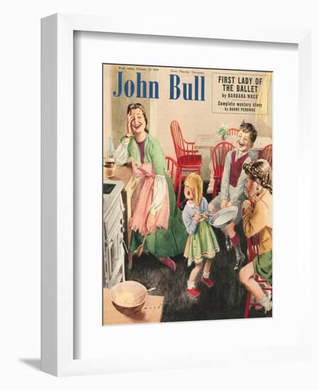 Front Cover of 'John Bull', February 1950-null-Framed Giclee Print