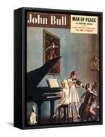 Front Cover of 'John Bull', February 1951-null-Framed Stretched Canvas