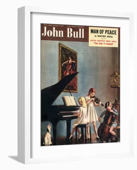 Front Cover of 'John Bull', February 1951-null-Framed Giclee Print