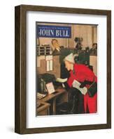 Front Cover of 'John Bull', February 1953-null-Framed Giclee Print