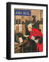 Front Cover of 'John Bull', February 1953-null-Framed Giclee Print