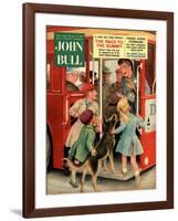 Front Cover of 'John Bull', February 1957-null-Framed Giclee Print