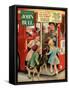 Front Cover of 'John Bull', February 1957-null-Framed Stretched Canvas