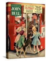 Front Cover of 'John Bull', February 1957-null-Stretched Canvas