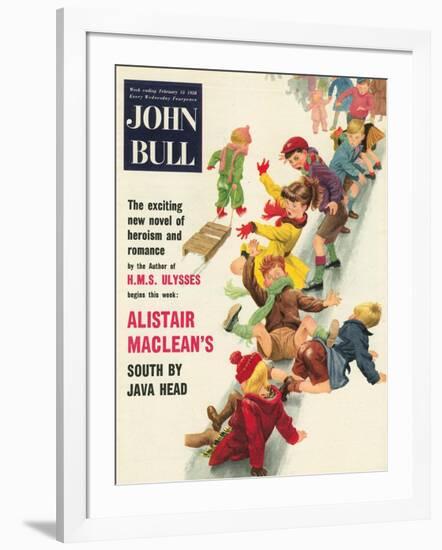 Front Cover of 'John Bull', February 1958-null-Framed Giclee Print