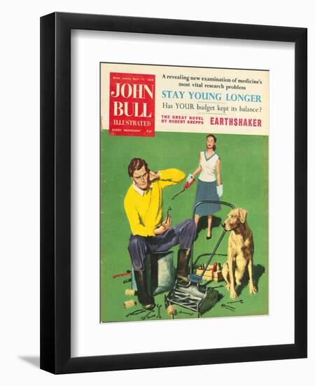 Front Cover of 'John Bull', February 1959-null-Framed Giclee Print