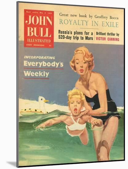 Front Cover of 'John Bull', February 1959-null-Mounted Giclee Print