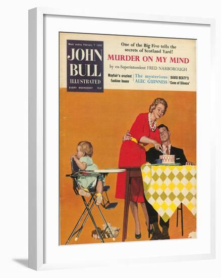 Front Cover of 'John Bull', February 1959-null-Framed Giclee Print