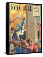 Front Cover of 'John Bull', January 1949-null-Framed Stretched Canvas