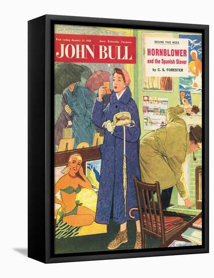 Front Cover of 'John Bull', January 1958-null-Framed Stretched Canvas