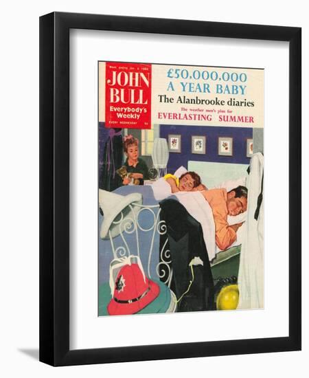 Front Cover of 'John Bull', January 1960-null-Framed Premium Giclee Print