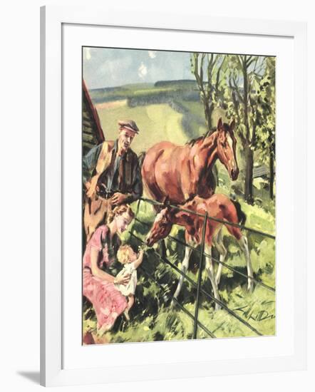 Front Cover of 'John Bull', July 1950-null-Framed Giclee Print