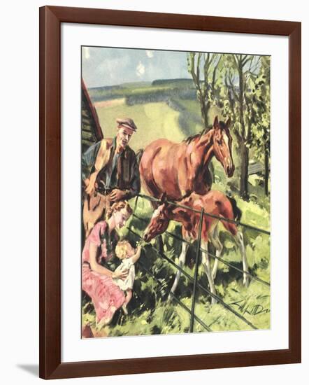 Front Cover of 'John Bull', July 1950-null-Framed Giclee Print