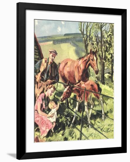 Front Cover of 'John Bull', July 1950-null-Framed Giclee Print