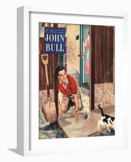 Front Cover of 'John Bull', July 1953-null-Framed Giclee Print