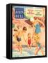 Front Cover of John Bull, July 1955-null-Framed Stretched Canvas