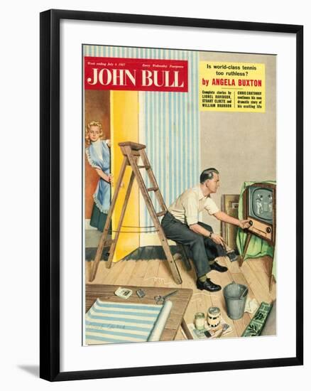 Front Cover of 'John Bull', July 1957-null-Framed Giclee Print