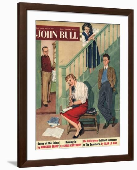 Front Cover of 'John Bull', June 1957-null-Framed Giclee Print