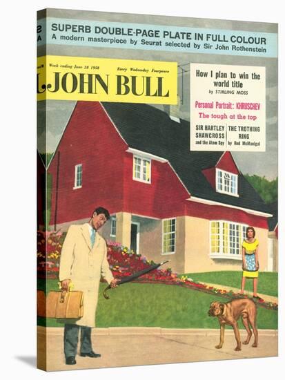 Front Cover of 'John Bull', June 1958-null-Stretched Canvas