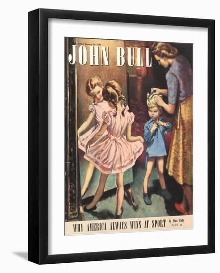 Front Cover of 'John Bull' Magazine, January 1948-null-Framed Giclee Print