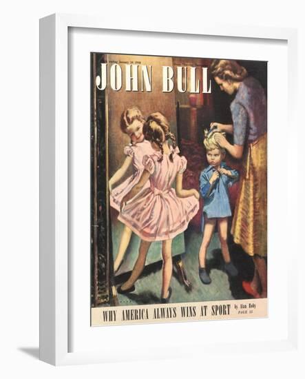 Front Cover of 'John Bull' Magazine, January 1948-null-Framed Giclee Print