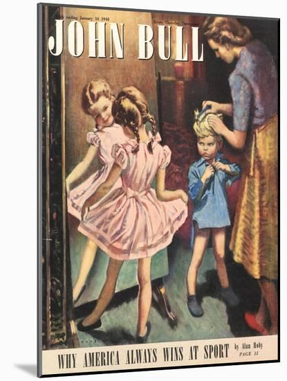 Front Cover of 'John Bull' Magazine, January 1948-null-Mounted Giclee Print