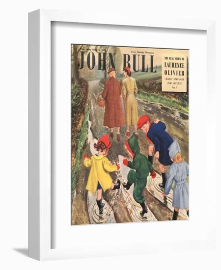 Front Cover of 'John Bull' Magazine, March 1949-null-Framed Giclee Print