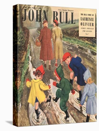 Front Cover of 'John Bull' Magazine, March 1949-null-Stretched Canvas