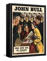 Front Cover of 'John Bull', March 1946-null-Framed Stretched Canvas