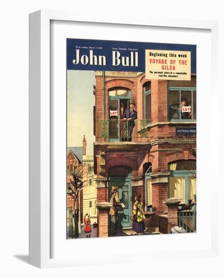 Front Cover Of'John Bull', March 1950-null-Framed Giclee Print