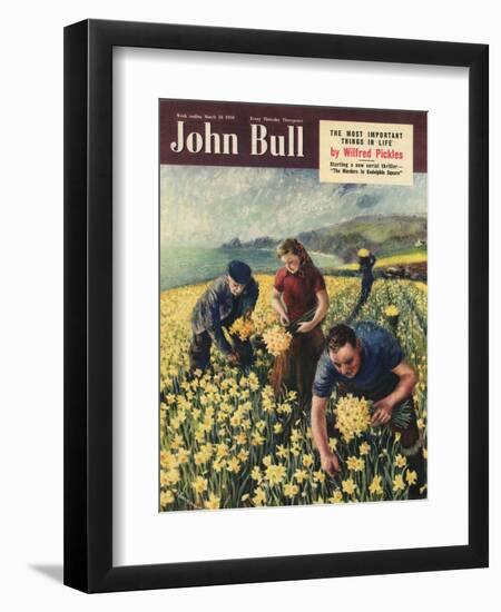 Front Cover of 'John Bull', March 1950-null-Framed Giclee Print