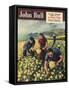 Front Cover of 'John Bull', March 1950-null-Framed Stretched Canvas