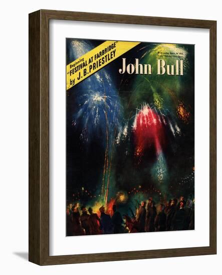 Front Cover of 'John Bull', March 1951-null-Framed Giclee Print