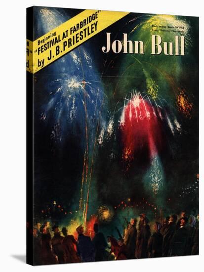 Front Cover of 'John Bull', March 1951-null-Stretched Canvas