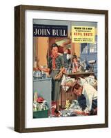 Front Cover of 'John Bull', March 1955-null-Framed Giclee Print