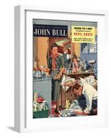 Front Cover of 'John Bull', March 1955-null-Framed Giclee Print