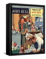 Front Cover of 'John Bull', March 1955-null-Framed Stretched Canvas