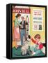 Front Cover of 'John Bull', March 1958-null-Framed Stretched Canvas