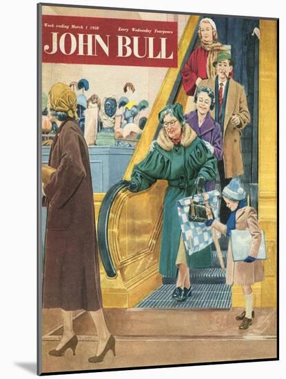 Front Cover of 'John Bull', March 1958-null-Mounted Giclee Print