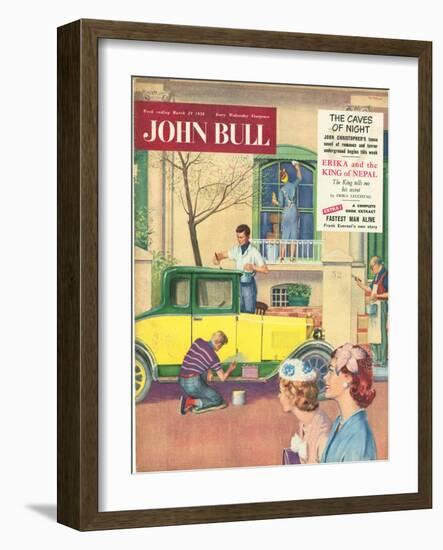 Front Cover of 'John Bull', March 1958-null-Framed Giclee Print