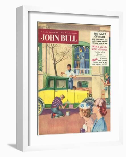 Front Cover of 'John Bull', March 1958-null-Framed Giclee Print