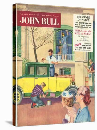 Front Cover of 'John Bull', March 1958-null-Stretched Canvas