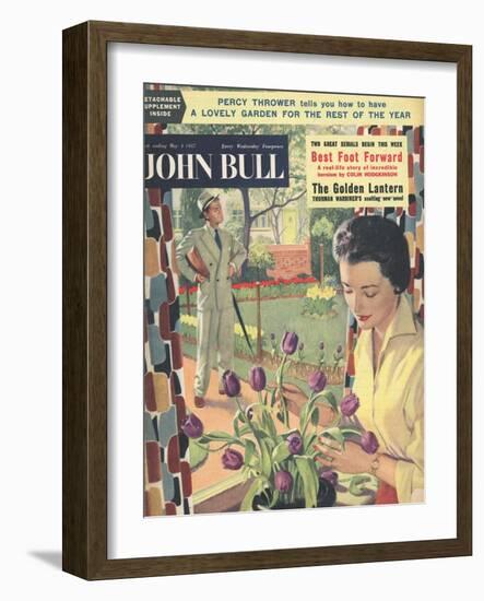 Front Cover of 'John Bull', May 1957-null-Framed Giclee Print