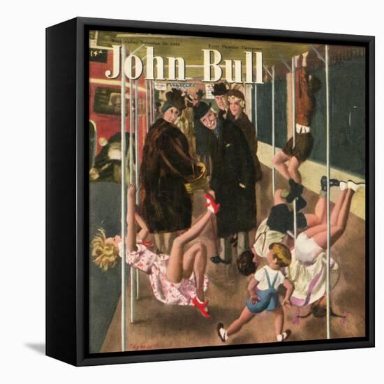 Front Cover of 'John Bull', November 1949-null-Framed Stretched Canvas