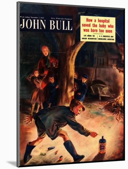 Front Cover of 'John Bull', November 1953-null-Mounted Giclee Print