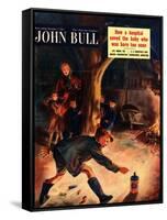 Front Cover of 'John Bull', November 1953-null-Framed Stretched Canvas