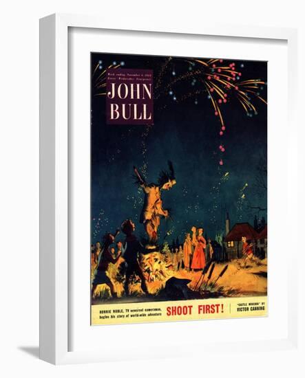 Front Cover of 'John Bull', November 1954-null-Framed Giclee Print