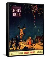 Front Cover of 'John Bull', November 1954-null-Framed Stretched Canvas